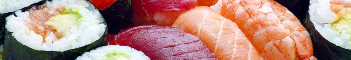 Eating Japanese Steakhouses Sushi at Nagoya Sushi And Hibachi restaurant in Roswell, GA.